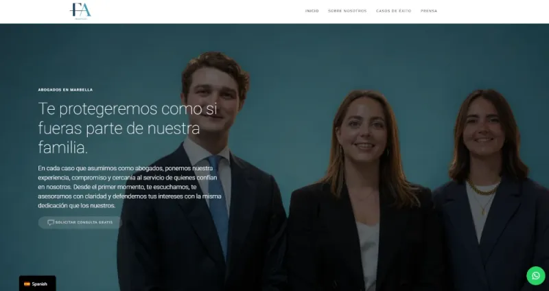 Página web creada por Rafael Arranz